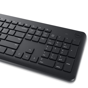 DELL KM3322W keyboard Mouse included Office RF Wireless US English Black (KM3322W-R-US) - Cartouches Certifiees