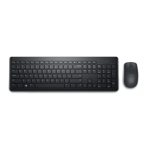 DELL KM3322W keyboard Mouse included Office RF Wireless US English Black (KM3322W-R-US) - Cartouches Certifiees