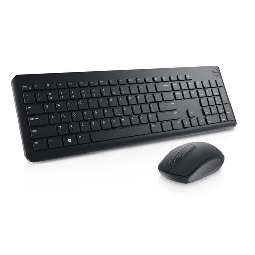 DELL KM3322W keyboard Mouse included Office RF Wireless US English Black (KM3322W-R-US) - Cartouches Certifiees