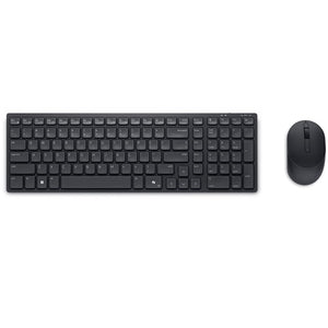 DELL KM555 keyboard Mouse included Universal RF Wireless + Bluetooth Canadian Black (KM555-BLK-MUI) - Cartouches Certifiees