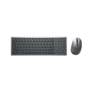 DELL KM7120W keyboard Mouse included Office RF Wireless + Bluetooth English Grey, Titanium (KM7120W-GY-US) - Cartouches Certifiees