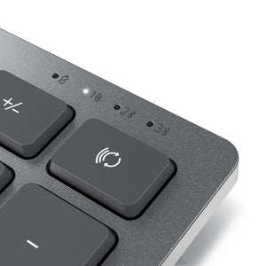DELL KM7120W keyboard Mouse included Office RF Wireless + Bluetooth English Grey, Titanium (KM7120W-GY-US) - Cartouches Certifiees