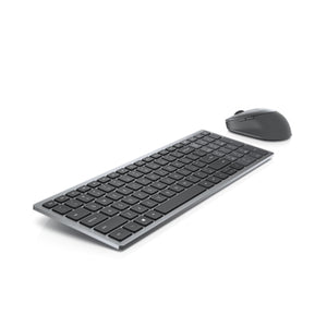 DELL KM7120W keyboard Mouse included Office RF Wireless + Bluetooth French Grey, Titanium (KM7120W-GY-FRC) - Cartouches Certifiees