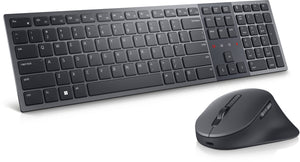 DELL KM900 keyboard Mouse included Office RF Wireless + Bluetooth QWERTY US English Graphite (KM900-GR-US) - Cartouches Certifiees