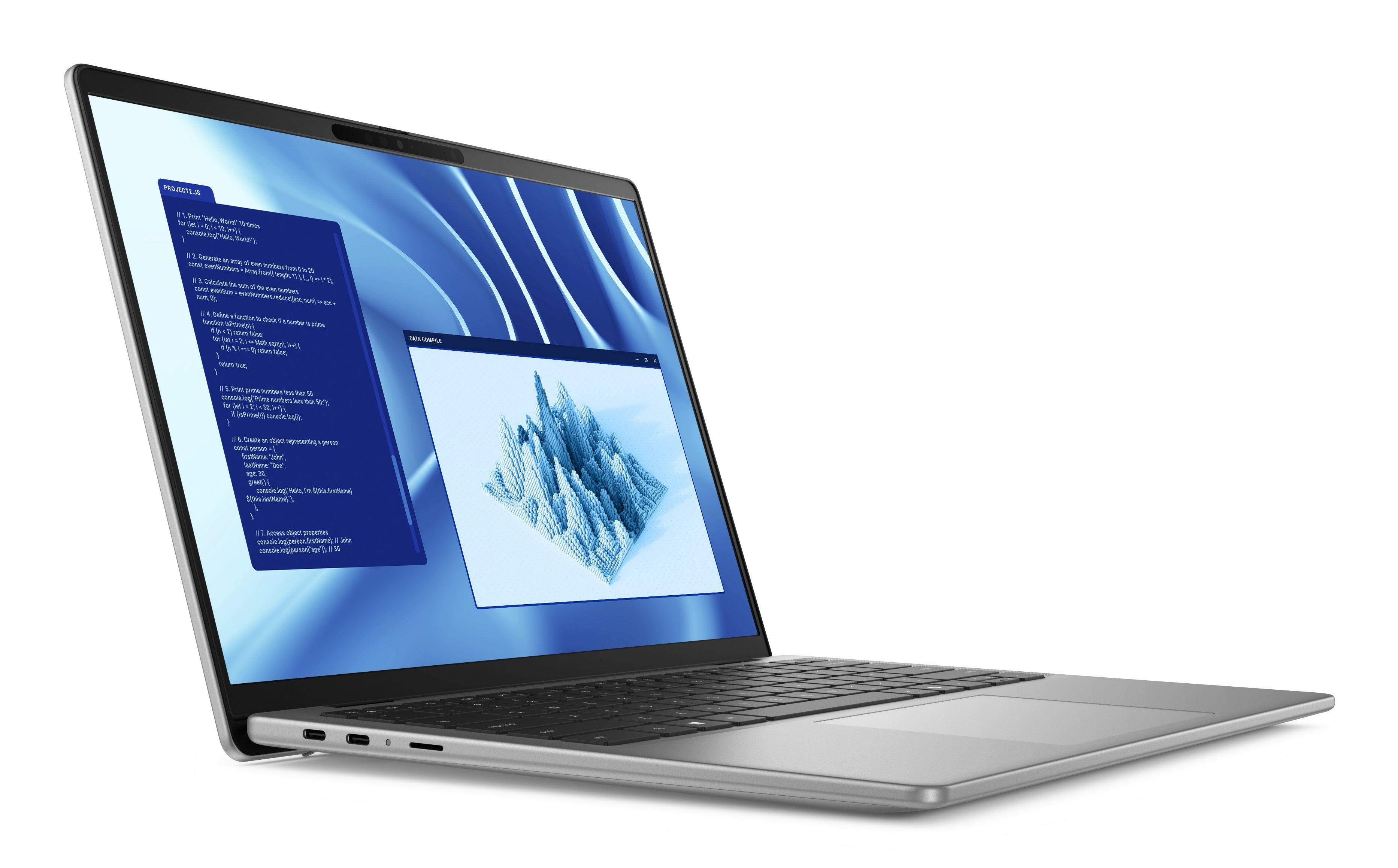 DELL Latitude 7455 Copilot+ PC Snapdragon X1E-80-100 Laptop 35.6 cm (14") Touchscreen Quad HD+ 16 GB LPDDR5x-SDRAM 512 GB SSD Wi-Fi 7 (802.11be) Windows 11 Pro US English Grey (YFK76) - Cartouches Certifiees