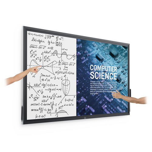 DELL P7524QT Interactive flat panel 189.3 cm (74.5") LCD 350 cd/m² 4K Ultra HD Black Touchscreen (DELL-P7524QT) - Cartouches Certifiees