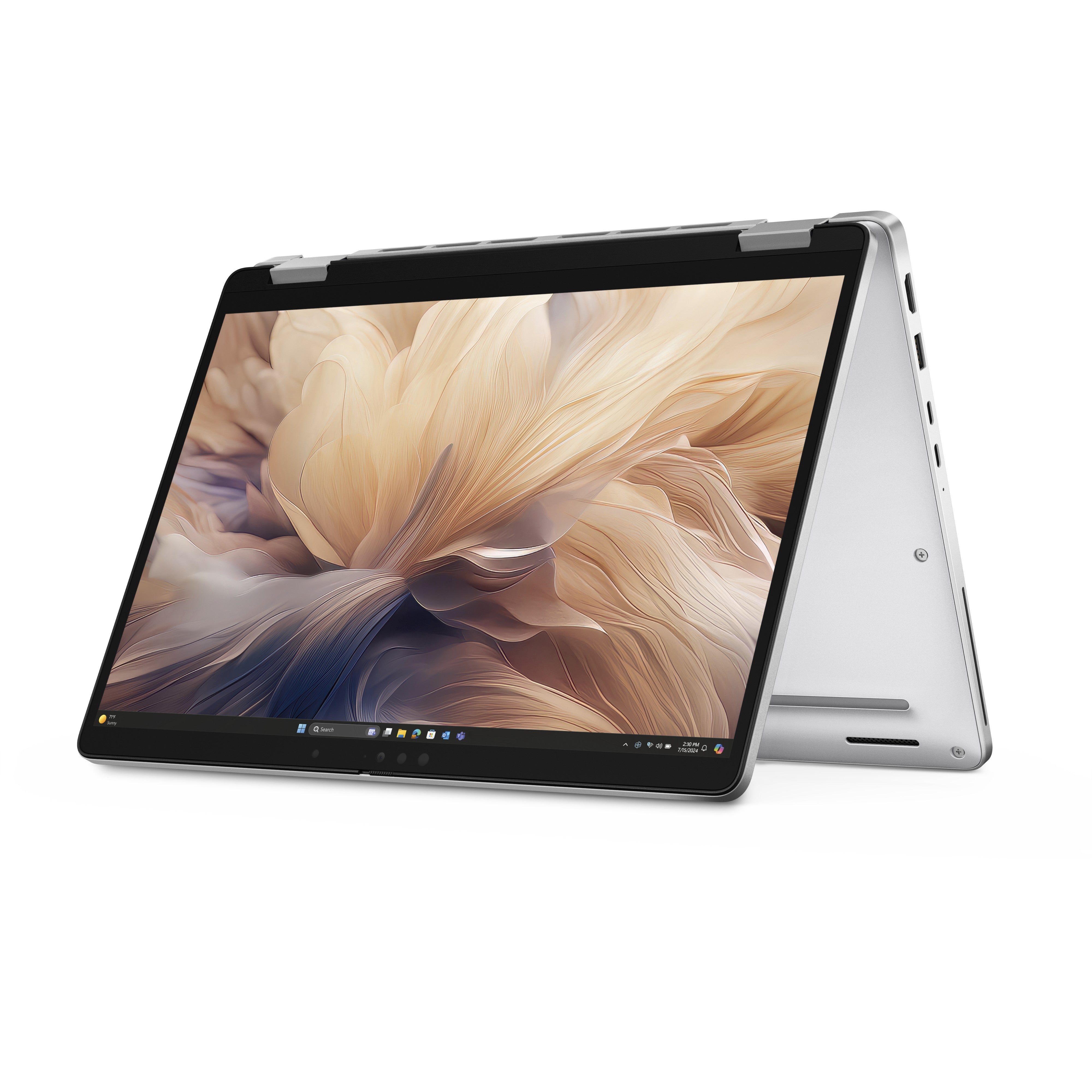 DELL Pro 13 Plus PB13250 2-in-1 Intel Core Ultra 5 235U Hybrid (2-in-1) 33.8 cm (13.3") Touchscreen Full HD+ 16 GB DDR5-SDRAM 256 GB SSD Wi-Fi 6E (802.11ax) Windows 11 Pro US English Aluminium (MRXPP) - Cartouches Certifiees
