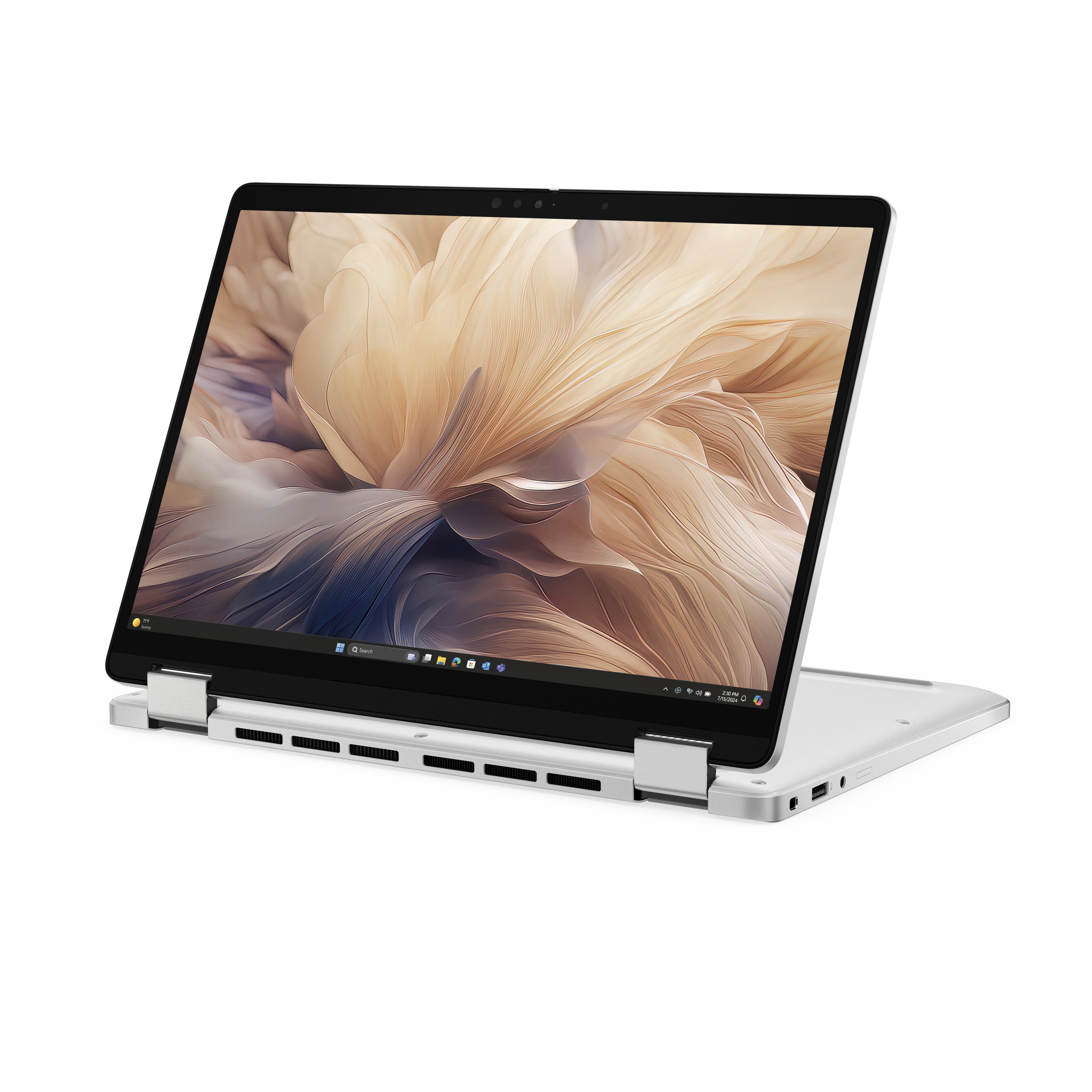 DELL Pro 13 Plus PB13250 2-in-1 Intel Core Ultra 5 235U Hybrid (2-in-1) 33.8 cm (13.3") Touchscreen Full HD+ 16 GB DDR5-SDRAM 256 GB SSD Wi-Fi 6E (802.11ax) Windows 11 Pro US English Aluminium (MRXPP) - Cartouches Certifiees