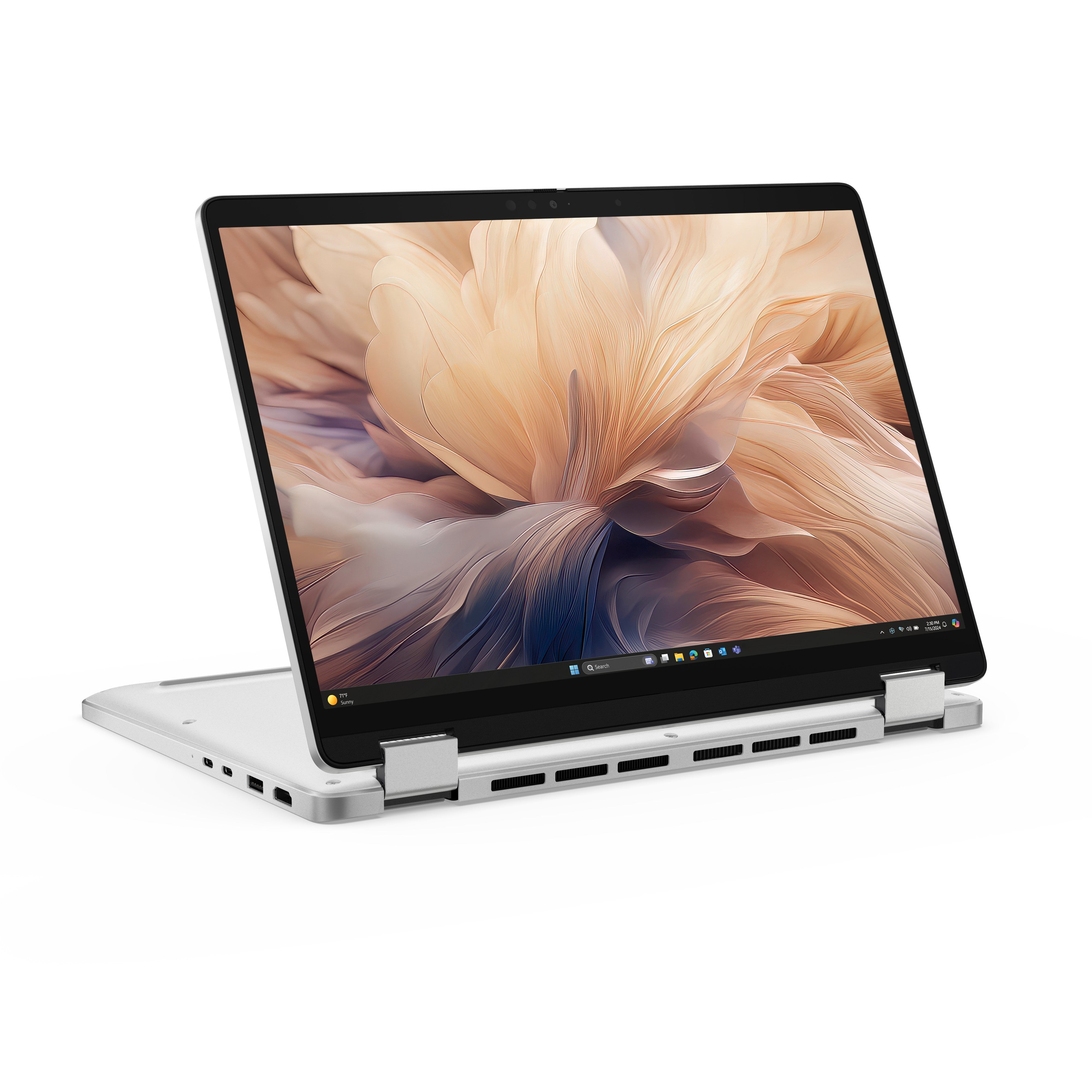 DELL Pro 13 Plus PB13250 2-in-1 Intel Core Ultra 7 265U Hybrid (2-in-1) 33.8 cm (13.3") Touchscreen Full HD+ 16 GB DDR5-SDRAM 512 GB SSD Wi-Fi 6E (802.11ax) Windows 11 Pro US English Aluminium (3M5CR) - Cartouches Certifiees