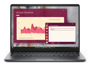 DELL Pro 14 PC14250 Intel Core 5 120U Laptop 35.6 cm (14") Full HD+ 16 GB DDR5-SDRAM 512 GB SSD Wi-Fi 6E (802.11ax) Windows 11 Pro US English Black (50XXM) - Cartouches Certifiees