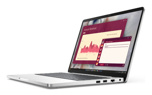 DELL Pro 14 PC14250 Intel Core Ultra 7 255U Laptop 35.6 cm (14") Full HD+ 16 GB DDR5-SDRAM 512 GB SSD Wi-Fi 6E (802.11ax) Windows 11 Pro US English Silver (1K04G) - Cartouches Certifiees