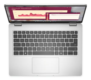 DELL Pro 14 PC14250 Intel Core Ultra 7 265U Laptop 35.6 cm (14") Touchscreen Full HD+ 16 GB DDR5-SDRAM 512 GB SSD Wi-Fi 6E (802.11ax) Windows 11 Pro US English Silver, Platinum (286W6) - Cartouches Certifiees
