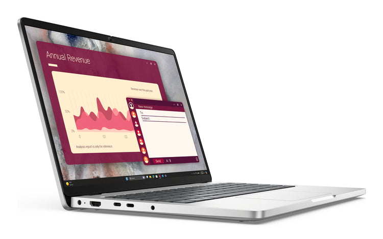 DELL Pro 14 PC14250 Intel Core Ultra 7 265U Laptop 35.6 cm (14") Touchscreen Full HD+ 16 GB DDR5-SDRAM 512 GB SSD Wi-Fi 6E (802.11ax) Windows 11 Pro US English Silver, Platinum (286W6) - Cartouches Certifiees