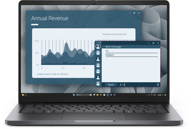 DELL Pro 14 PC14255 AMD Ryzen™ 5 220 Laptop 35.6 cm (14") Full HD+ 16 GB DDR5-SDRAM 256 GB SSD Wi-Fi 6E (802.11ax) Windows 11 Pro US English Black (5G5NC) - Cartouches Certifiees