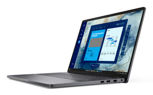 DELL Pro 16 PC16250 Intel Core 5 120U Laptop 40.6 cm (16") Full HD+ 16 GB DDR5-SDRAM 256 GB SSD Wi-Fi 6E (802.11ax) Windows 11 Pro US English Black (C8G51) - Cartouches Certifiees