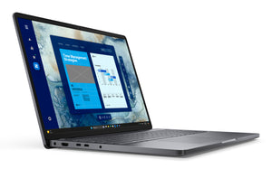 DELL Pro 16 PC16250 Intel Core Ultra 5 225U Laptop 40.6 cm (16") Full HD+ 16 GB DDR5-SDRAM 512 GB SSD Wi-Fi 6E (802.11ax) Windows 11 Pro US English Black (YFGW6) - Cartouches Certifiees