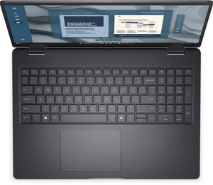 DELL Pro 16 PC16255 AMD Ryzen™ 5 PRO 230 Laptop 40.6 cm (16") Full HD+ 16 GB DDR5-SDRAM 512 GB SSD Wi-Fi 6E (802.11ax) Windows 11 Pro US English Black (J5K13) - Cartouches Certifiees