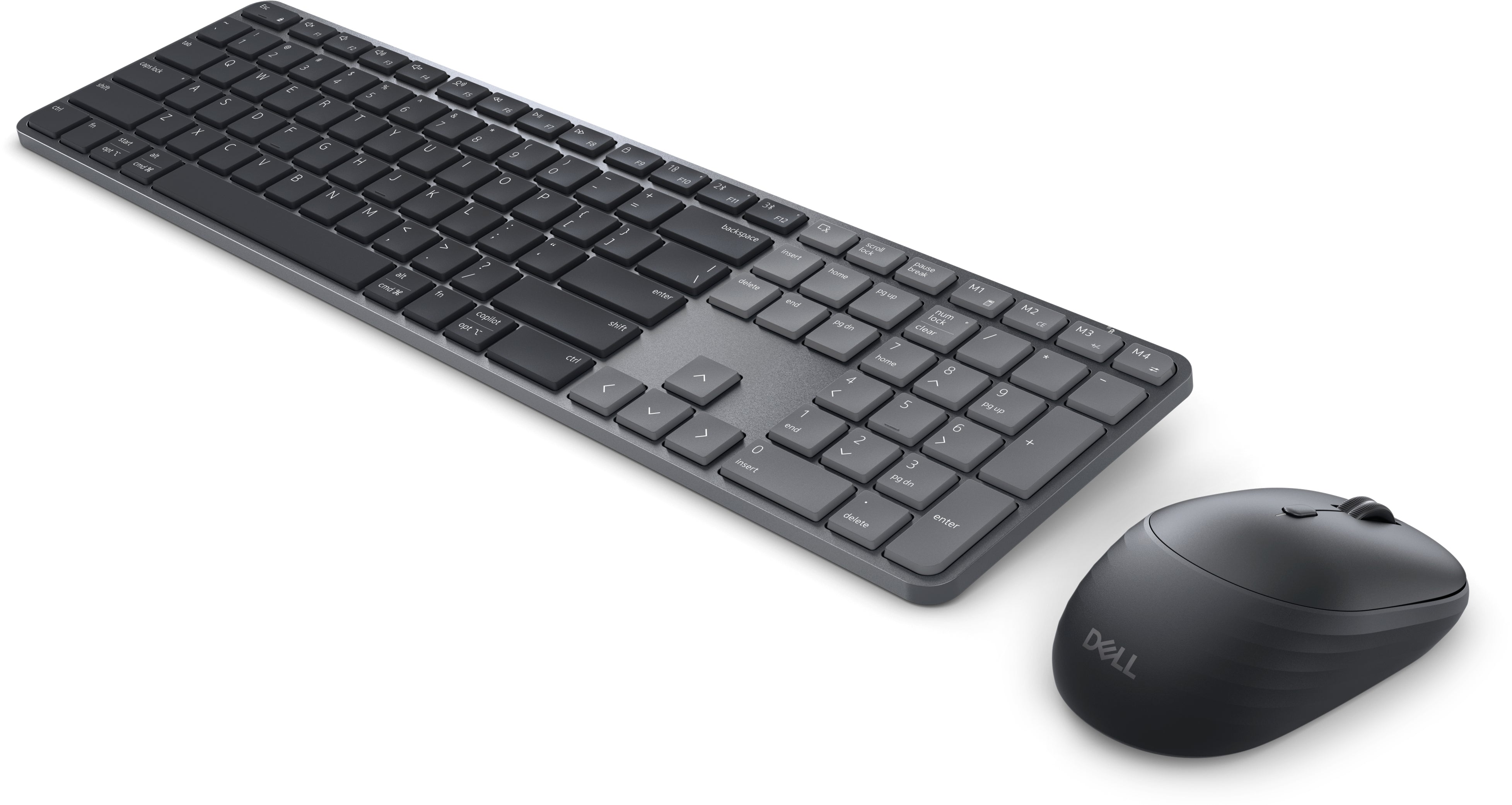 DELL Pro 7 Slim KM726 keyboard Mouse included Home/Office RF Wireless + Bluetooth Canadian Black (KM726-FCA-DAO) - Cartouches Certifiees