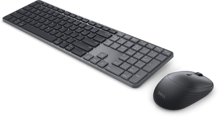 DELL Pro 7 Slim KM726 keyboard Mouse included Home/Office RF Wireless + Bluetooth Canadian Black (KM726-FCA-DAO) - Cartouches Certifiees