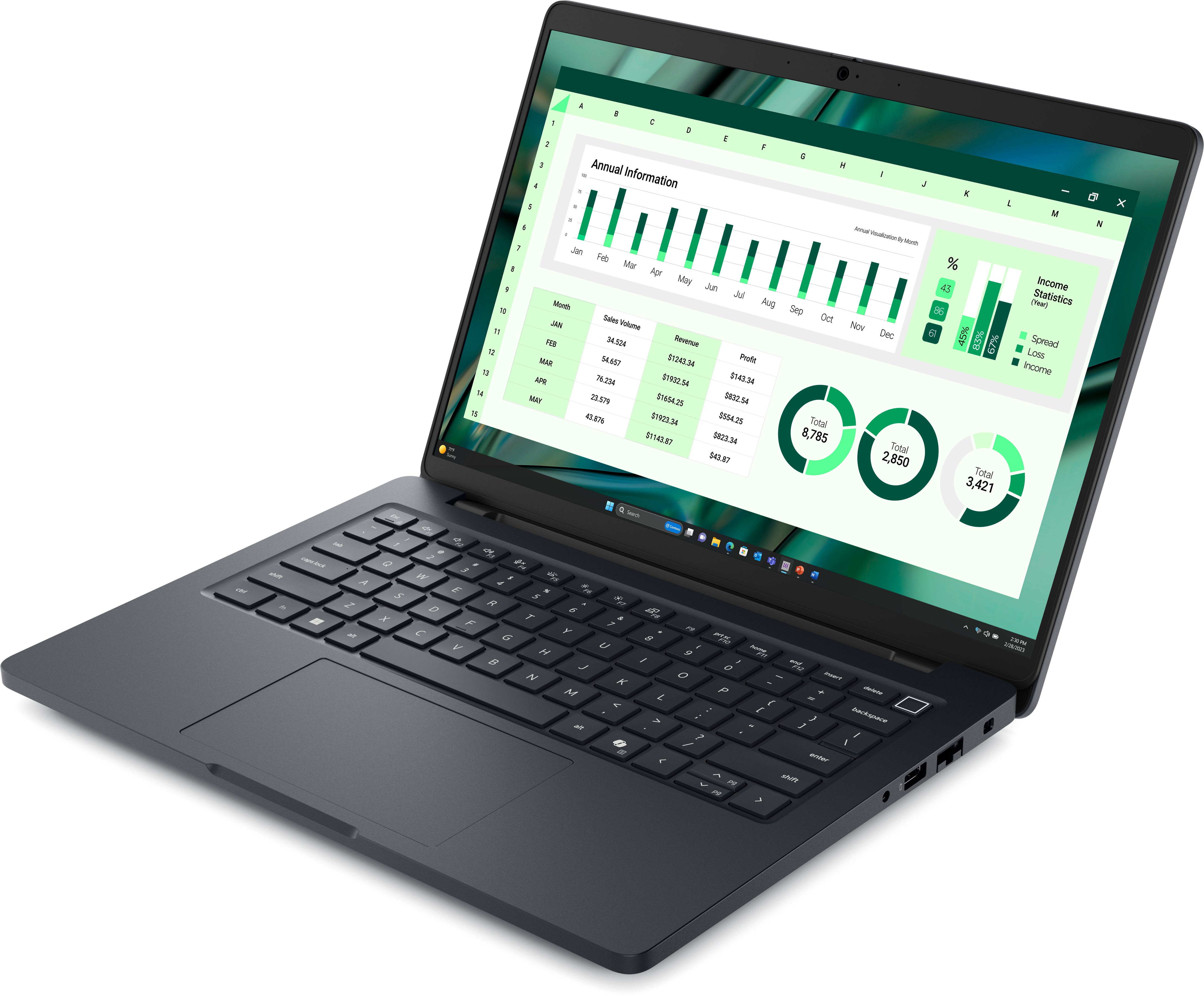 DELL Pro Max 14 MC14250 Intel Core Ultra 5 225H Mobile workstation 35.6 cm (14") Full HD+ 16 GB LPDDR5x-SDRAM 256 GB SSD Wi-Fi 6E (802.11ax) Windows 11 Pro Black (WH1X1) - Cartouches Certifiees