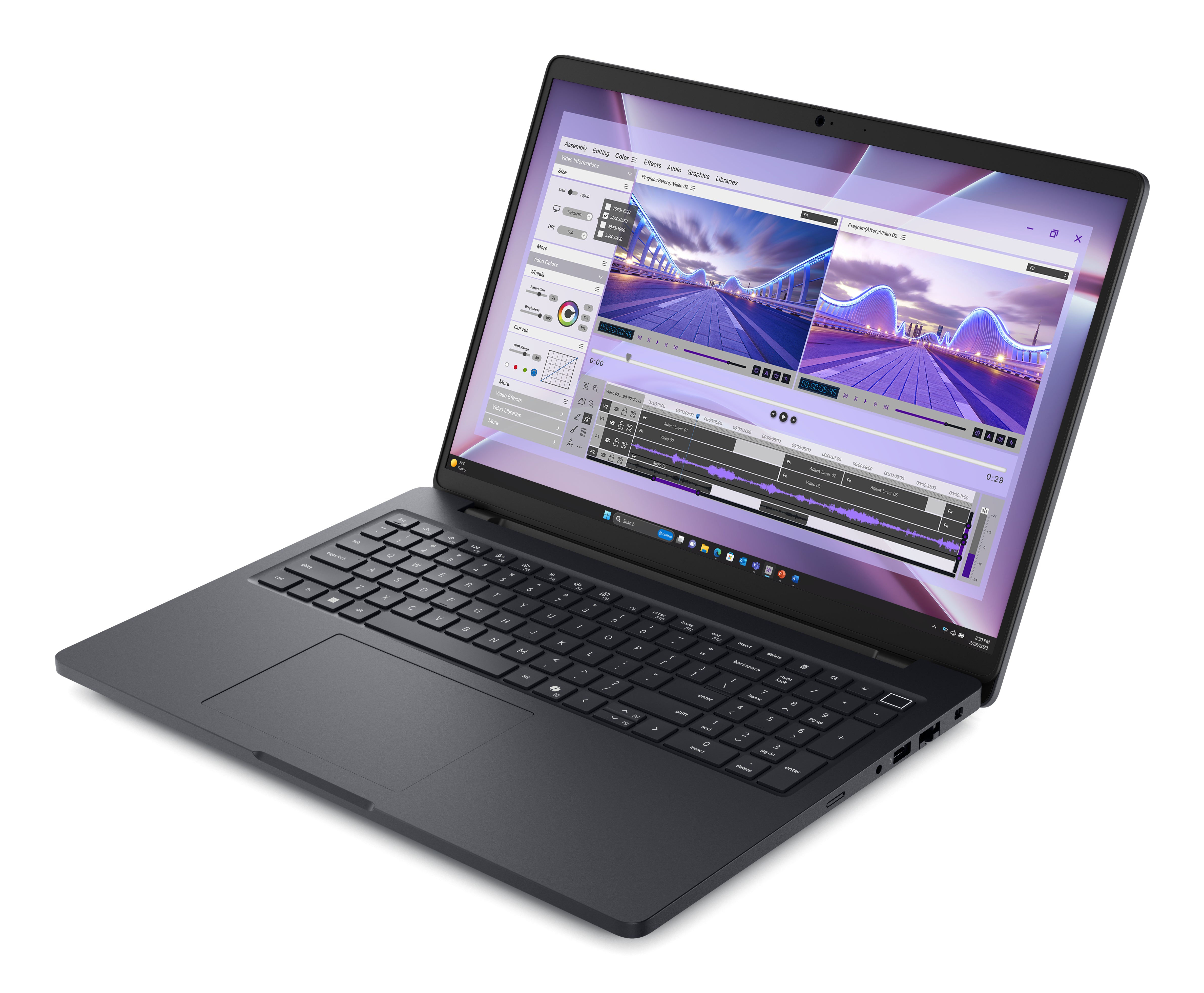 DELL Pro Max 16 MC16250 Intel Core Ultra 9 285H Mobile workstation 40.6 cm (16") Full HD+ 32 GB DDR5-SDRAM 1 TB SSD NVIDIA RTX PRO 2000 Blackwell Wi-Fi 7 (802.11be) Windows 11 Pro US English Black (0TPNX) - Cartouches Certifiees