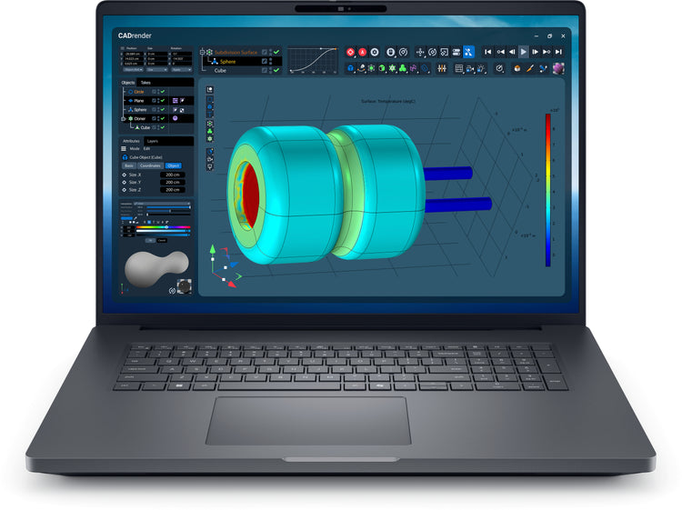 DELL Pro Max 18 Plus MB18250 Intel Core Ultra 9 285HX Mobile workstation 45.7 cm (18") Quad HD+ 64 GB DDR5-SDRAM 1 TB SSD NVIDIA RTX PRO 3000 Blackwell Wi-Fi 7 (802.11be) Windows 11 Pro Black (G2N41) - Cartouches Certifiees