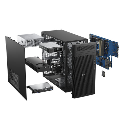DELL Pro Max FCT2250 T2 Intel Core Ultra 5 235 16 GB DDR5-SDRAM 512 GB SSD NVIDIA RTX A1000 Windows 11 Pro Tower PC Black (8MNGY) - Cartouches Certifiees