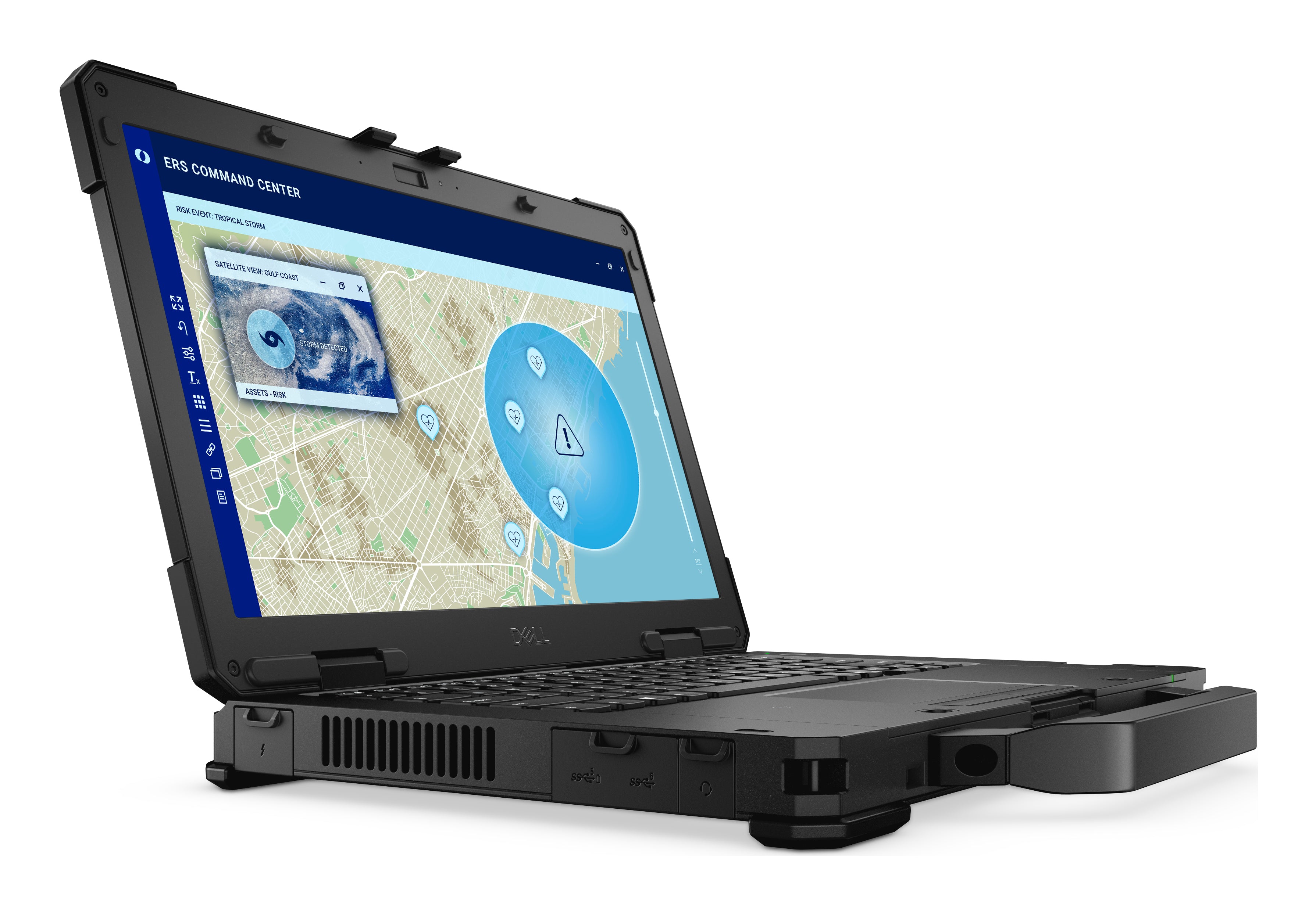 DELL Pro Rugged 14 RB14250 Intel Core Ultra 5 135U Laptop 35.6 cm (14") Touchscreen Full HD 16 GB DDR5-SDRAM 512 GB SSD Wi-Fi 6E (802.11ax) Windows 11 Pro US English Black (T5VPN) - Cartouches Certifiees