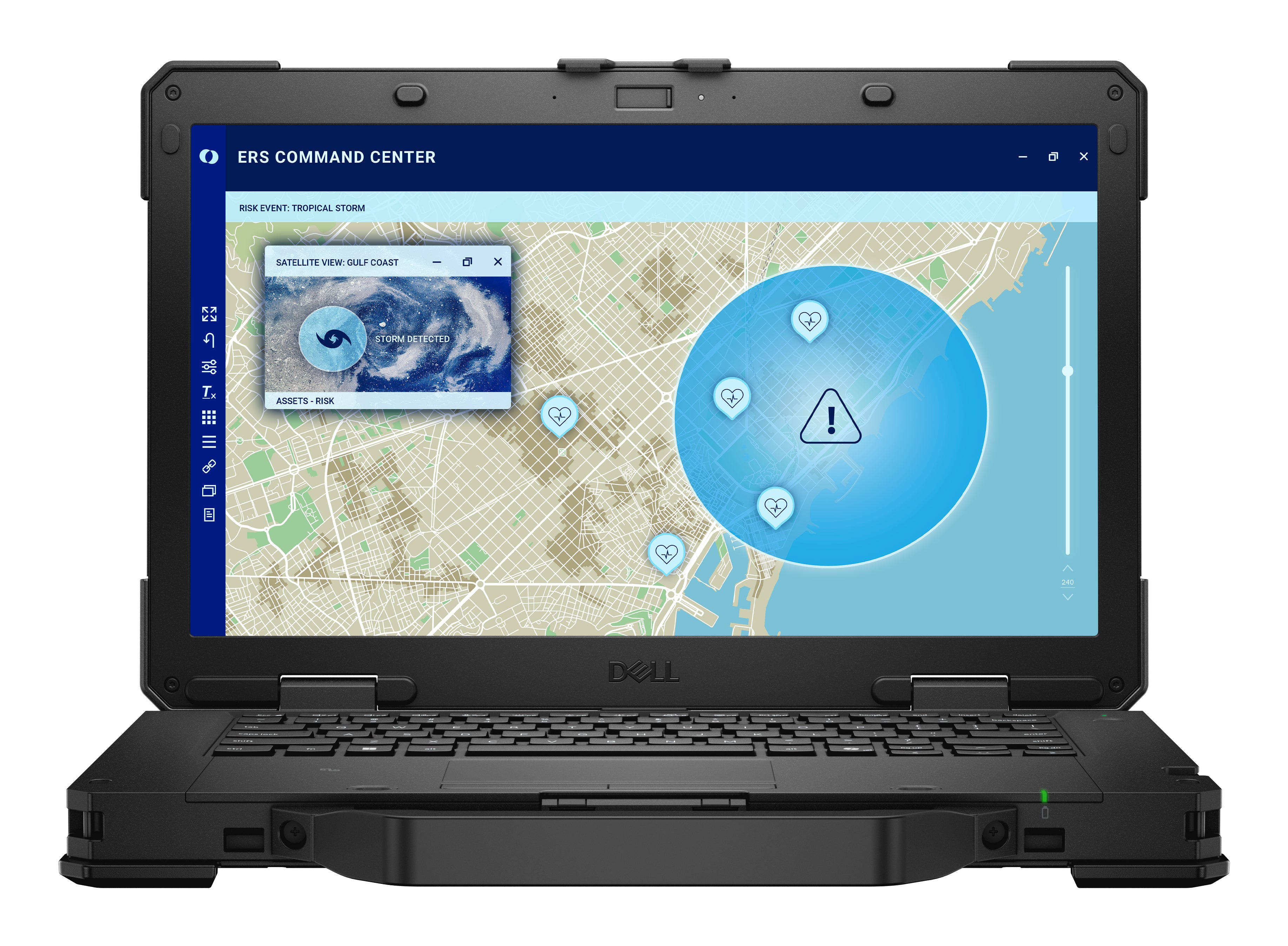 DELL Pro Rugged 14 RB14250 Intel Core Ultra 7 165U Laptop 35.6 cm (14") Full HD 16 GB DDR5-SDRAM 512 GB SSD Wi-Fi 6E (802.11ax) Windows 11 Pro US English Black (MC9P0) - Cartouches Certifiees