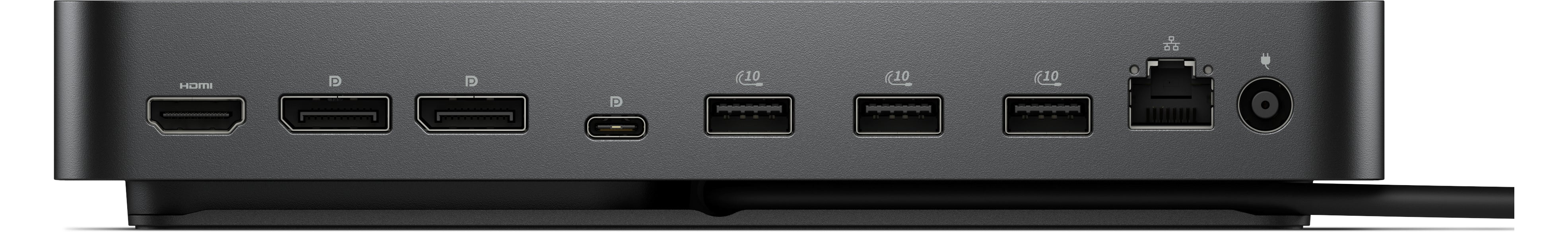 DELL Pro SD25 Wired USB 3.2 Gen 2 (3.1 Gen 2) Type-C Black (DELL-SD25) - Cartouches Certifiees