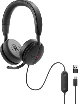 DELL WH5024 Head-band Calls/Music USB Type-C Black (WH5024-DWW) - Cartouches Certifiees