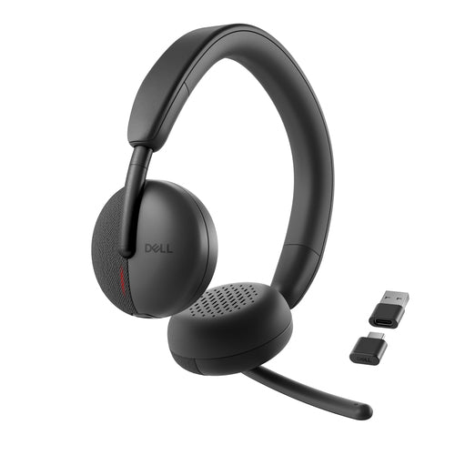 DELL WL3024 Wired & Wireless Head-band Calls/Music USB Type-C Bluetooth Black (WL3024-DWW) - Cartouches Certifiees