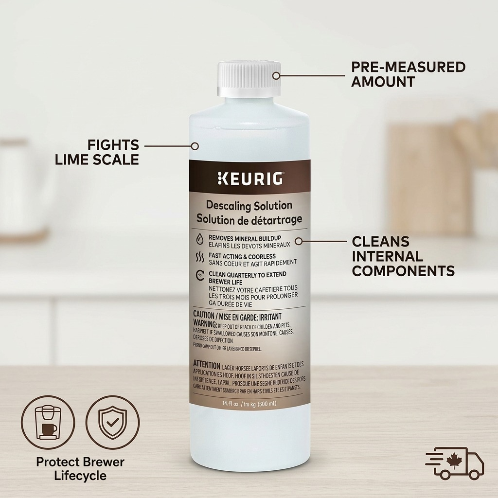 DESCALING SOLUTION-KEURIG 414ML. 1/EA - Cartouches Certifiees