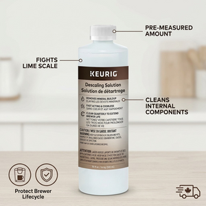 DESCALING SOLUTION-KEURIG 414ML. 1/EA - Cartouches Certifiees