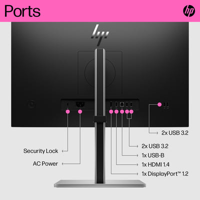 HP E24t G5 FHD Touch Monitor écran plat de PC 60,5 cm (23.8") 1920 x 1080 pixels Full HD LCD Noir - Image 3