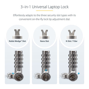 StarTech.com UNIVCS-LAPTOP-LOCK câble antivol Noir, Argent - Image 12