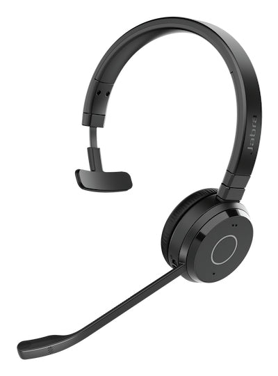 Jabra Evolve 65 TE Casque Sans fil Arceau Bureau/Centre d'appels Bluetooth Noir