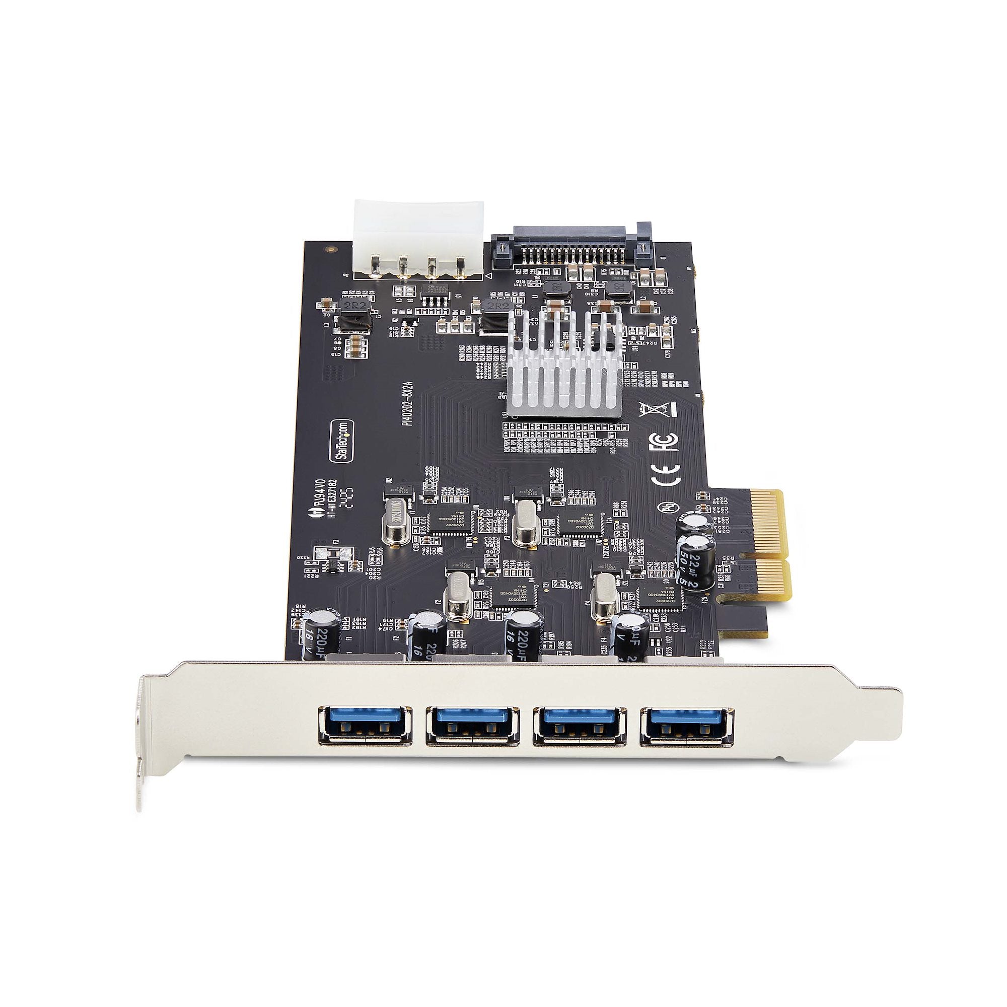 StarTech.com P5Q4A-USB-CARD carte et adaptateur d'interfaces Interne USB 3.2 Gen 1 (3.1 Gen 1) - Image 3