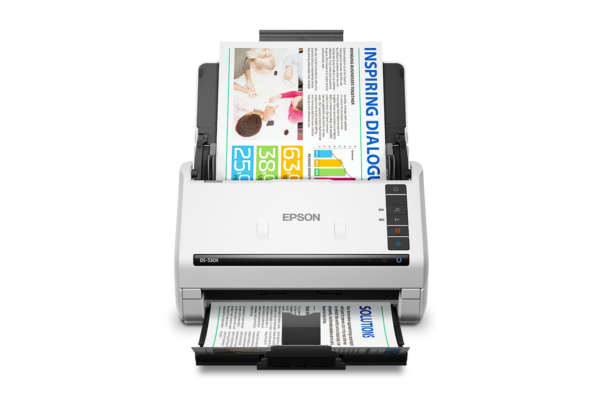 EPSON DS-530X High-Speed Desktop Document Scanner (B11B286201) - Cartouches Certifiees
