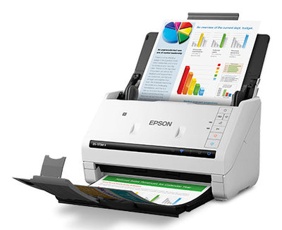EPSON DS-575W II Sheet-fed scanner 600 x 600 DPI A4 White (B11B263202) - Cartouches Certifiees