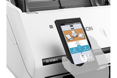 EPSON DS-575W II Sheet-fed scanner 600 x 600 DPI A4 White (B11B263202) - Cartouches Certifiees