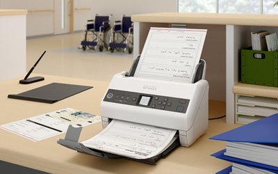 EPSON DS-730N Sheet-fed scanner 600 x 600 DPI A4 Black, Grey (B11B259201) - Cartouches Certifiees