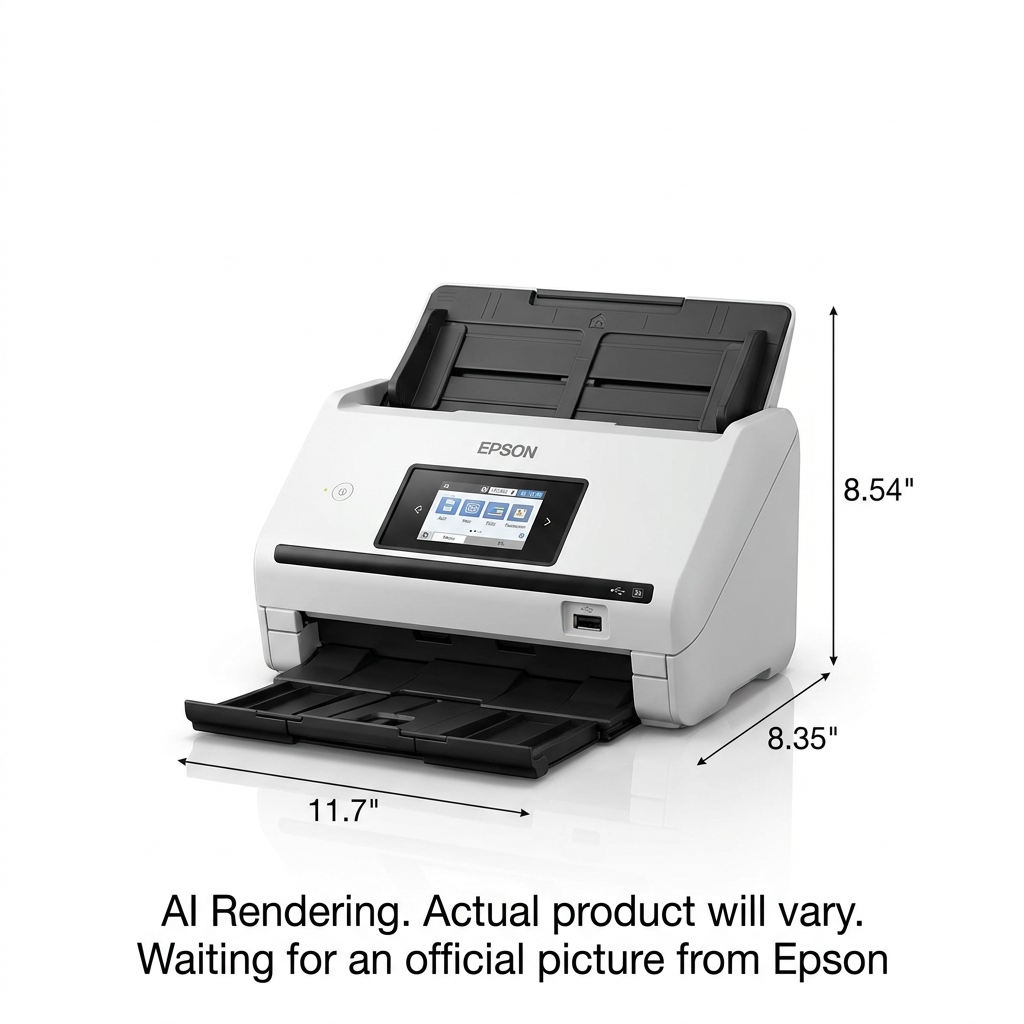 EPSON High-Speed Wireless Desktop Document Scanner (DS-785W) - Cartouches Certifiees