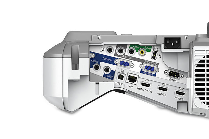 EPSON PowerLite 685W Ultra short throw projector 3500 ANSI lumens 3LCD WXGA (1280x800) Grey, White (V11H744520) - Cartouches Certifiees