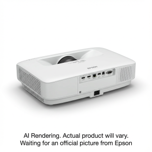 EPSON PowerLite 810E Ultra Short-throw Laser Projector, Wifi Miracast, 5000 Lumens, 1080p with 4KE, White (V11HA99020) - Cartouches Certifiees