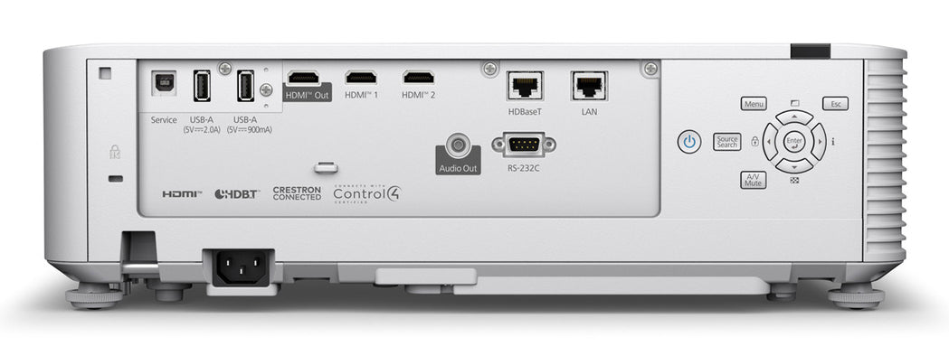 EPSON PowerLite L690U Standard throw projector 6500 ANSI lumens 3LCD WUXGA (1920x1200) White (V11HB29020) - Cartouches Certifiees