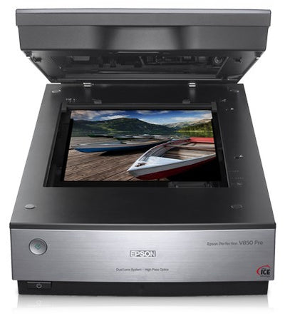 EPSON scanner Flatbed scanner 4800 x 6400 DPI A4 Black (B11B224201) - Cartouches Certifiees