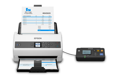 EPSON WorkForce scanner Sheet-fed scanner 600 x 600 DPI A4 Grey, White (B11B251201) - Cartouches Certifiees