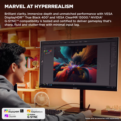 HP OMEN Transcend 31.5 inch UHD 240Hz OLED Gaming Monitor - Transcend 32 écran plat de PC 80 cm (31.5") 3840 x 2160 pixels 4K Ultra HD Blanc - Image 9