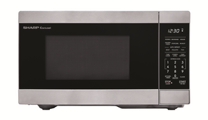 Sharp SMC0762KSC Four à micro-ondes de comptoir – 0,7 pi³ 700W Acier inoxydable - Image 1